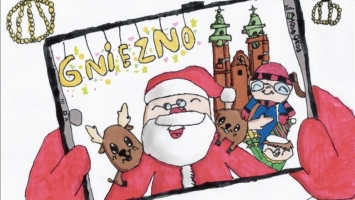 Lena Grajczak zwycięzcą konkursu na miejską kartkę świąteczną.