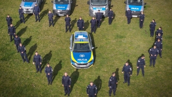 Policjanci z Gniezna wzięli udział w akcji charytatywnej dla policjanta z Poddębic.